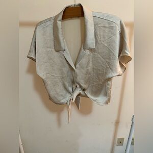 aritzia short sleeve blouse